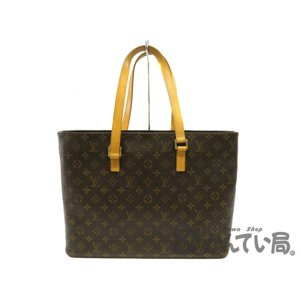 LOUIS VUITTON Luco Monogram Shoulder Bag Brown